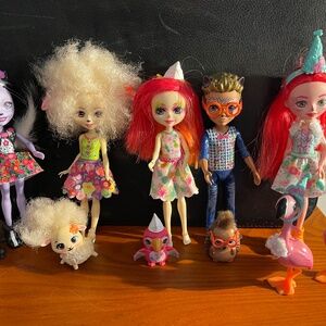 Enchantimal Collection- 5 Dolls & 5 Pets